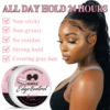 GOIPLE Edge Control Gel for Covering Gray Hair Filling In Thin Areas Black Styling Wax Strong Hold Broken Hair Finishing Pomade 5
