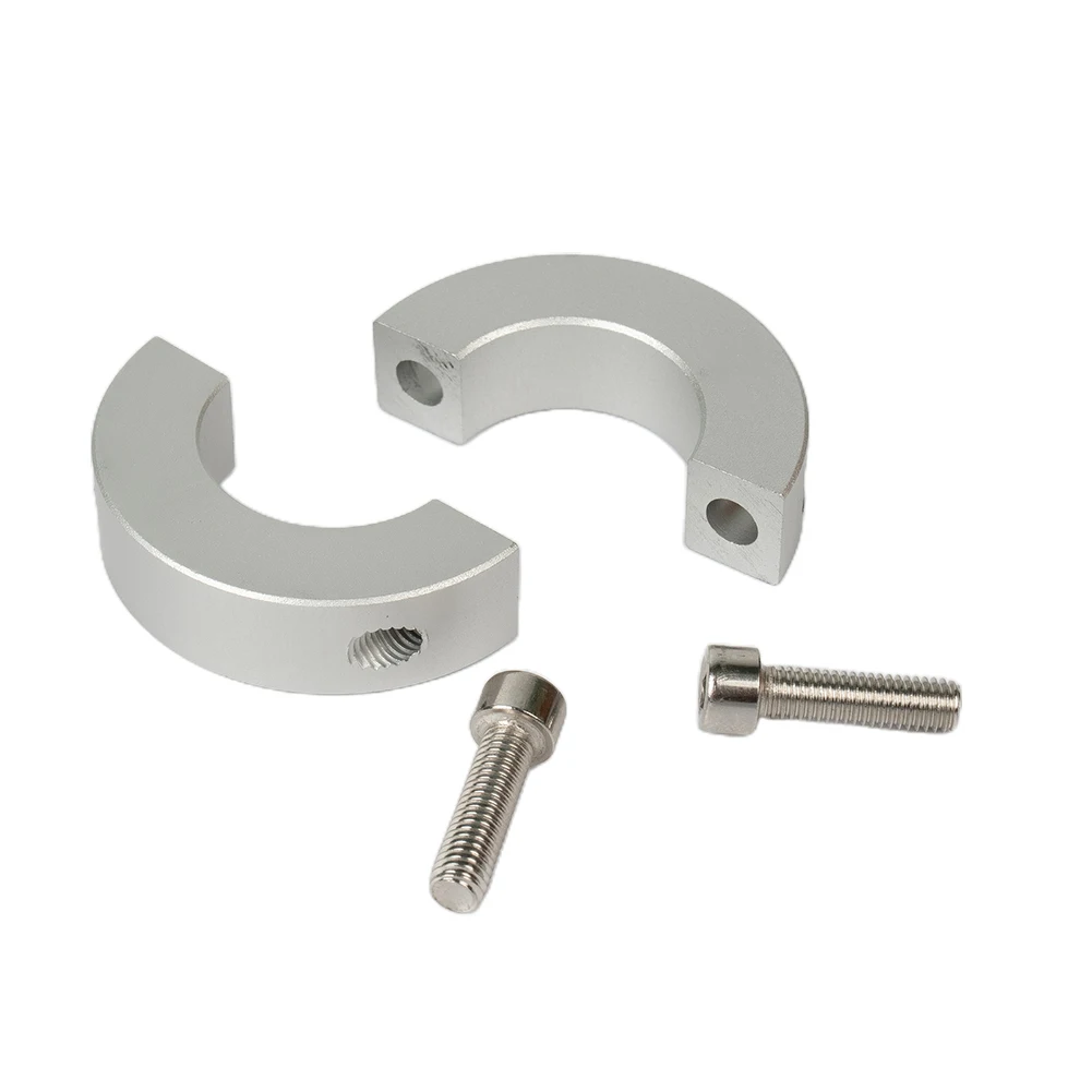 Clamp Collar  Double Split  13-30mm Inside  Diameter  Shaft Collar Clamp Type  Aluminum Alloy Fixed Rings Clamp Collar