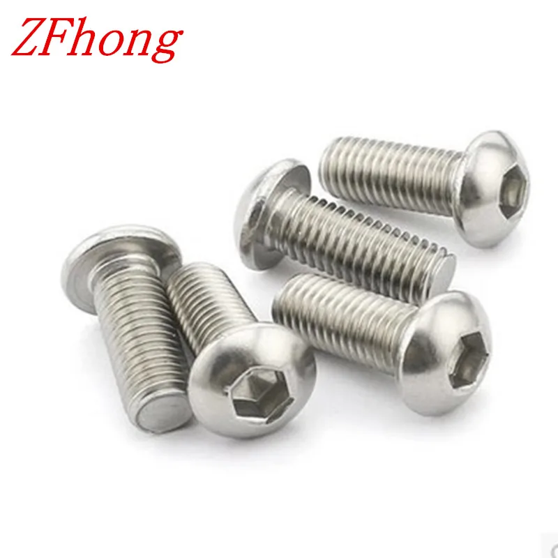 Viti UNF Per Elettronica 100 Viti Tappo Testa Pulsante 10-32 X 1/2 - Foto 4