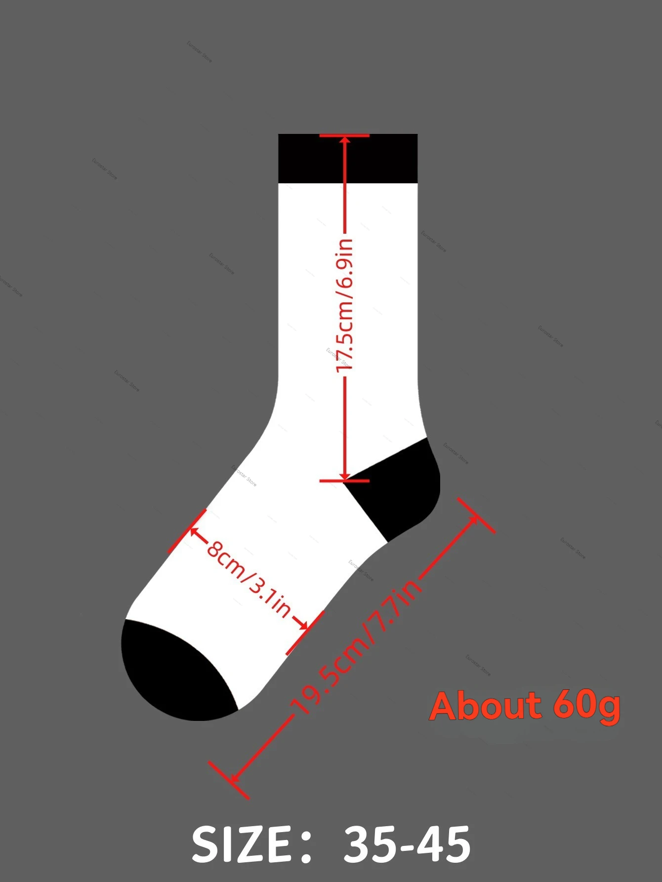 3D-Socken, individuelle Paare in den Röhrensocken, Herbst- und Wintertrend, kreative Logo-Persönlichkeitssocken, kleine Liste, um individuelle Figur zu machen – Detail 4