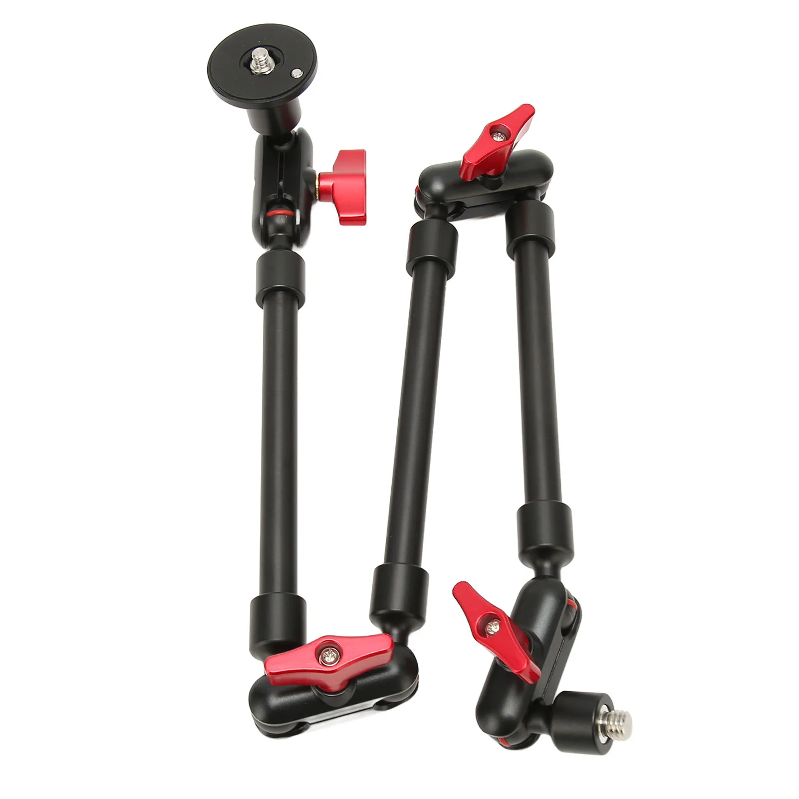 31in Adjustable Articulating Arm with 1/4in 3/8in Thread Articulating Arm Camera Mount 360 Degree Rotation for Camera Phone Articulating Camera Mount