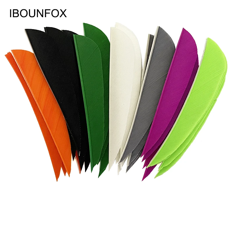 50 Pcs Flèche Ailettes En Caoutchouc Flèche Plume En Caoutchouc