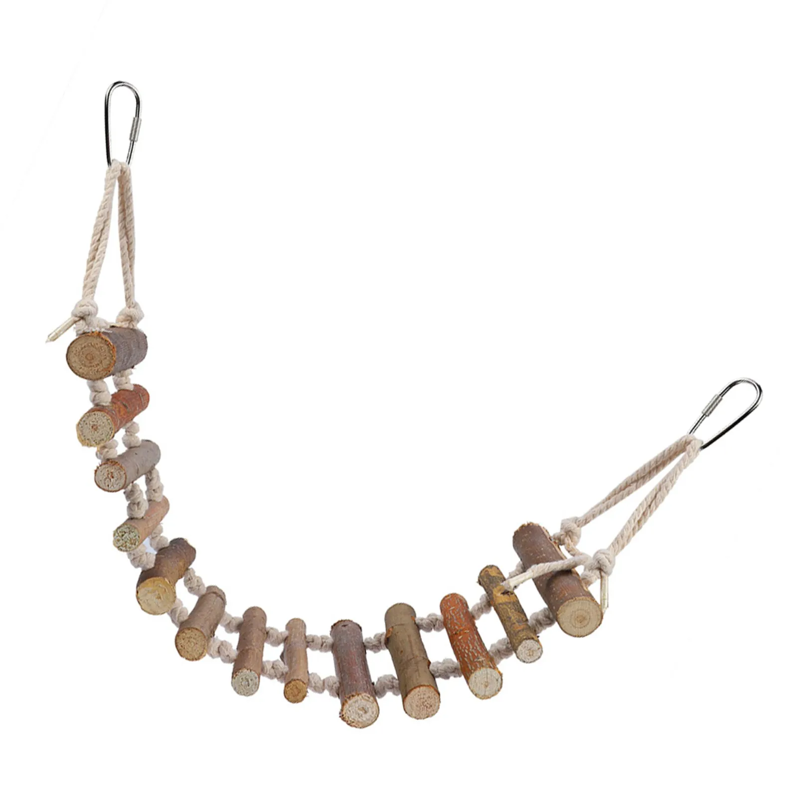 Natural Rope Bird Ladder Swing 4