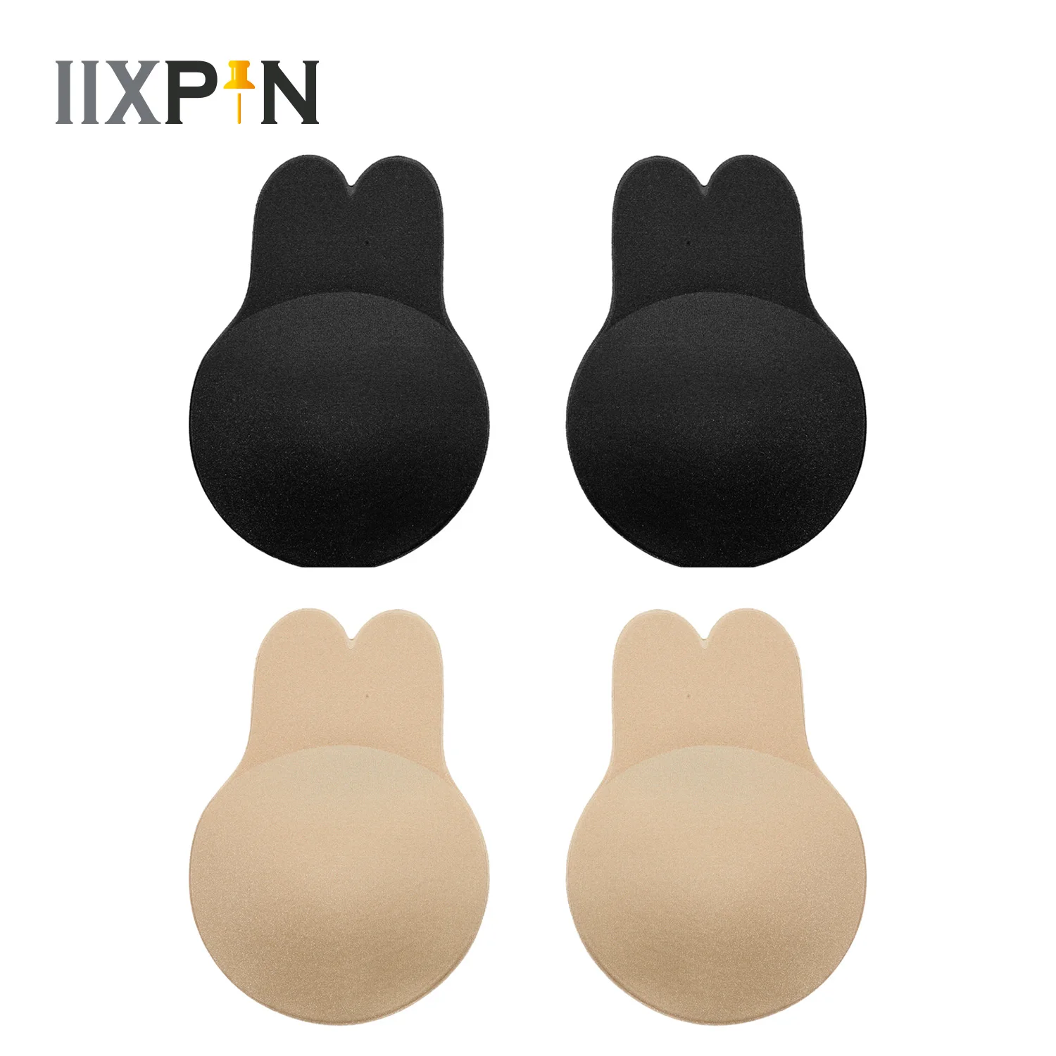 

Adhesive Bra Invisible Sticky Bras for Women Strapless Backless Reusable Push Up Breast Lift Anti-glare Nipple Covers Pasties