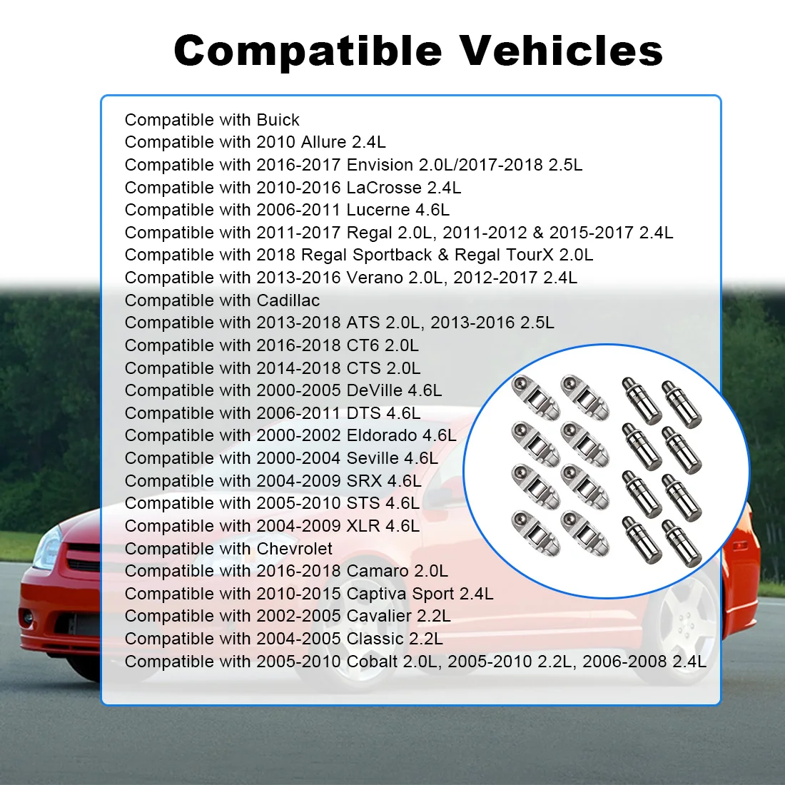 8 PCS Ŀ     ŰƮ OE 12565203 , MR-1340 24100005    ˷ 2.4L 2010  2.0L 2016-2017 2.5L 2017