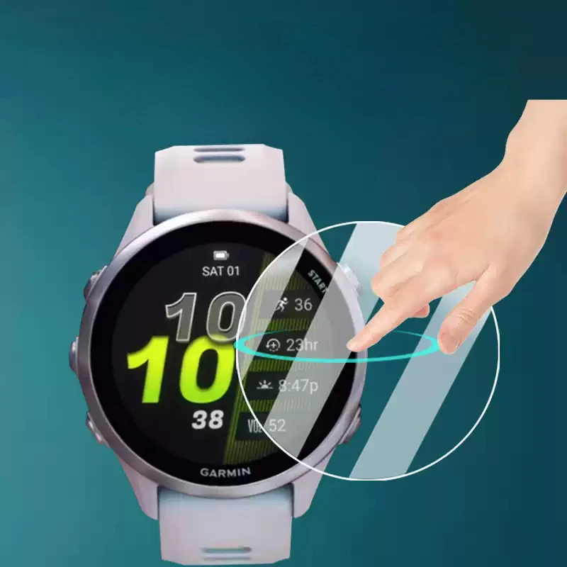 Clear HD Tempered Glass Screen Protector for Garmin Forerunner Series Watches