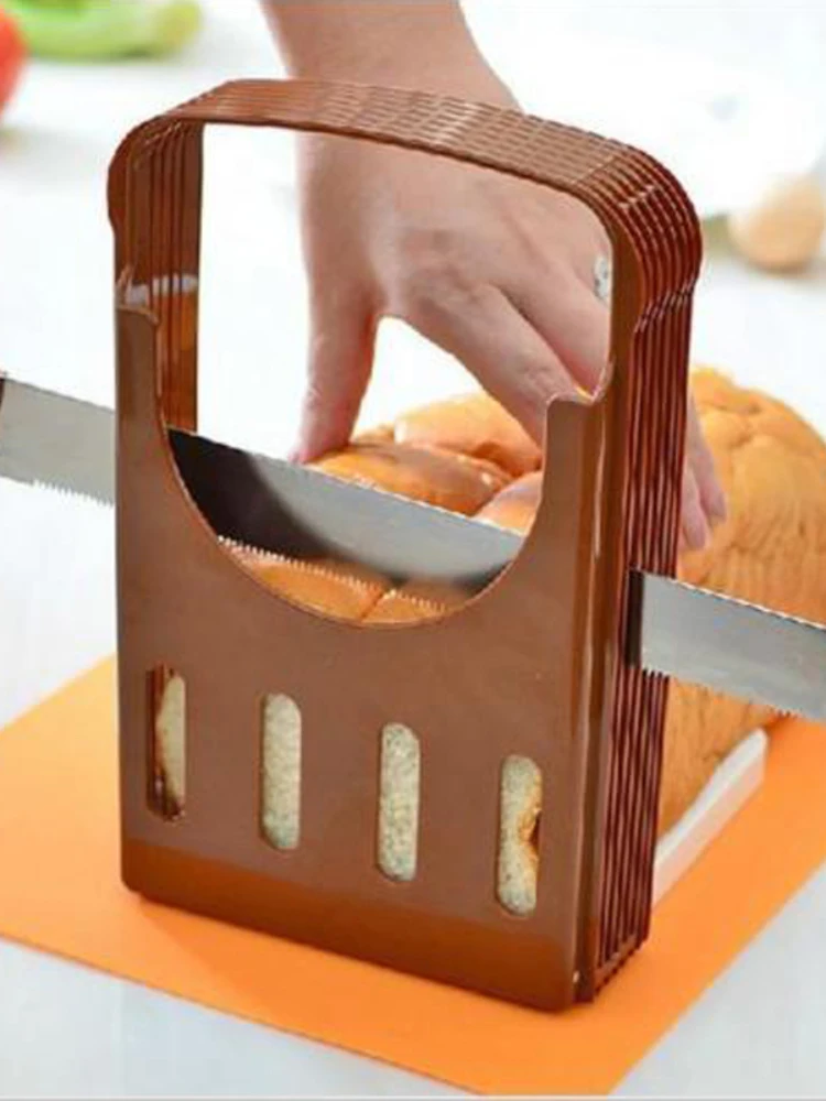 New Japanese Tusi Bread Slicers Bread Tomb Slices Baking Tools Wooden Bread Slices