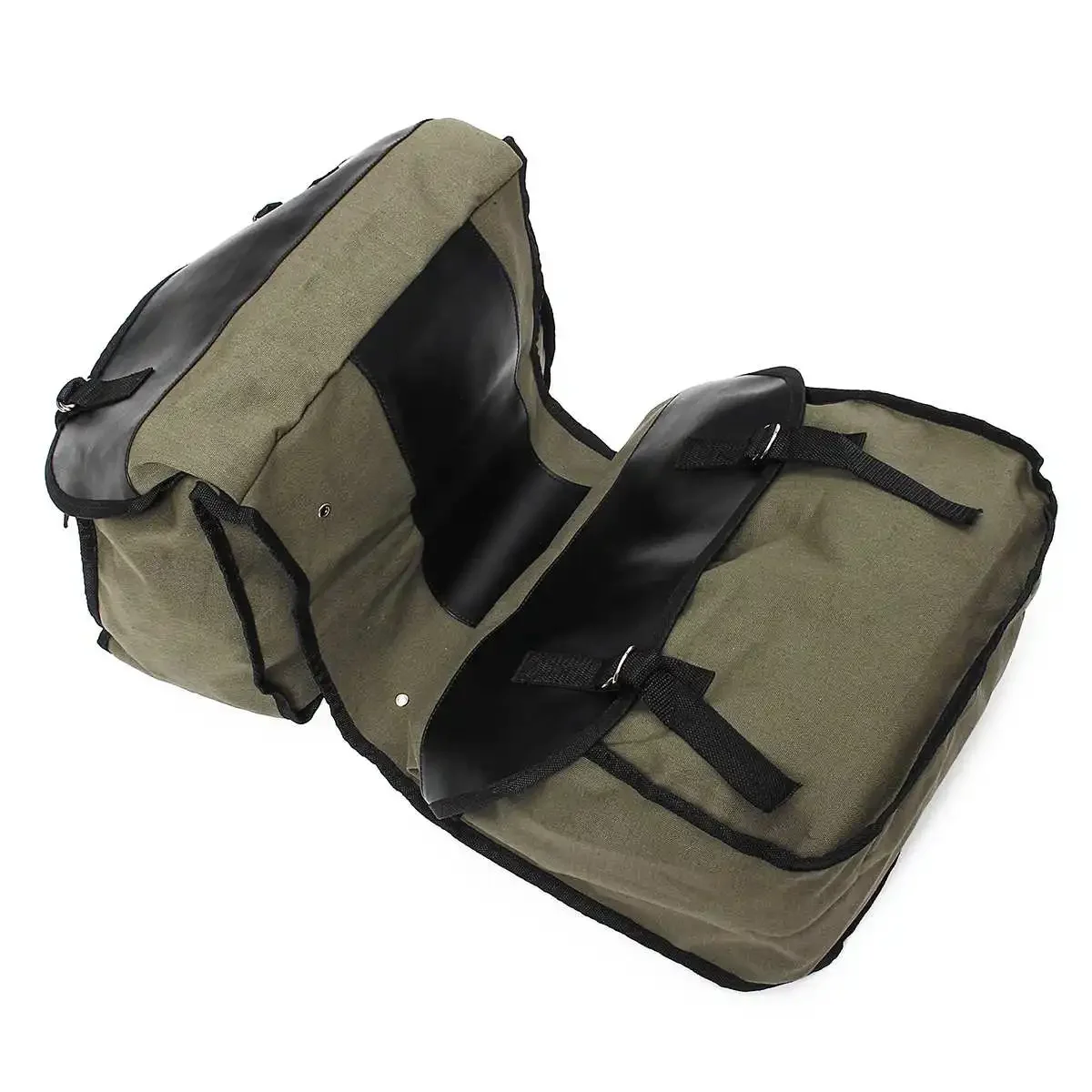 

Холщовые мотоциклетные сумки 26L болотного цвета, рюкзак Equine для Honda Taotao для Suzuki dr 650 для kawasaki 1000 / 19