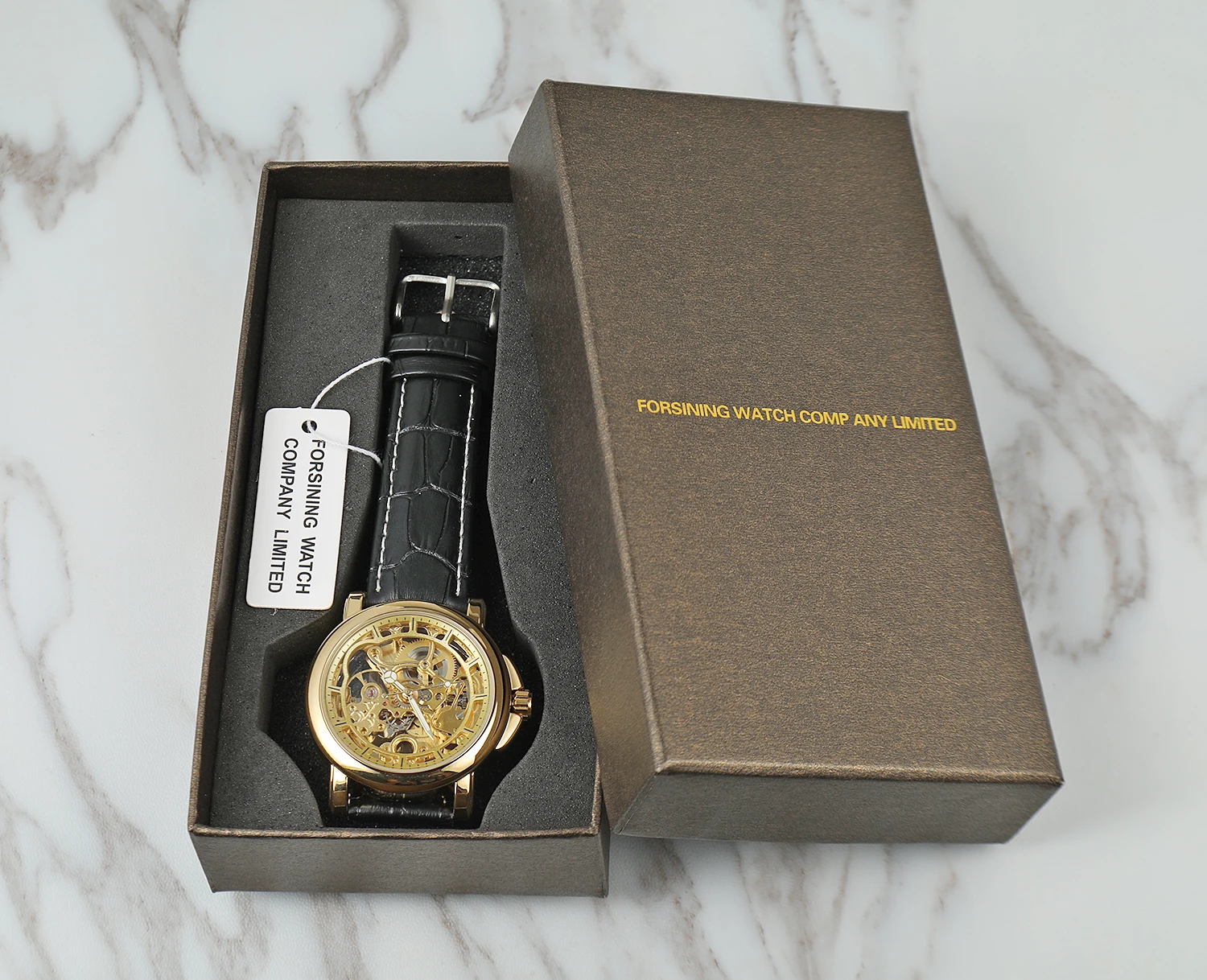 Casual Automatic Watch 3d Full Auto Tourbillon Hollow Skeleton Mechanical clockwork for men Luxury Original Gold reloj hombre