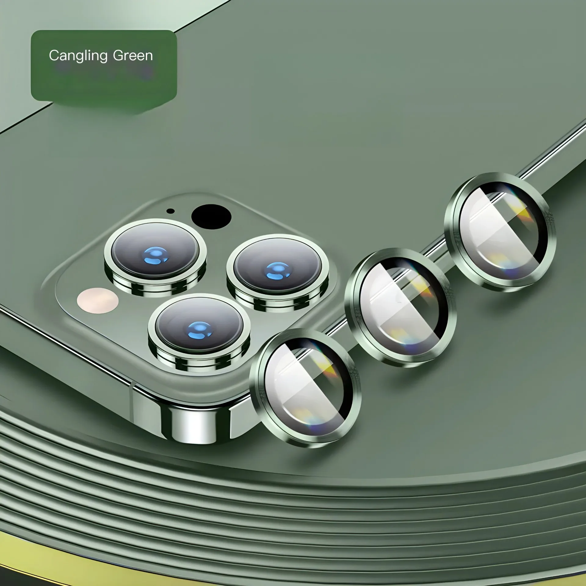 Ultra-Durable Metal Camera Lens Protector with Full Coverage Glass