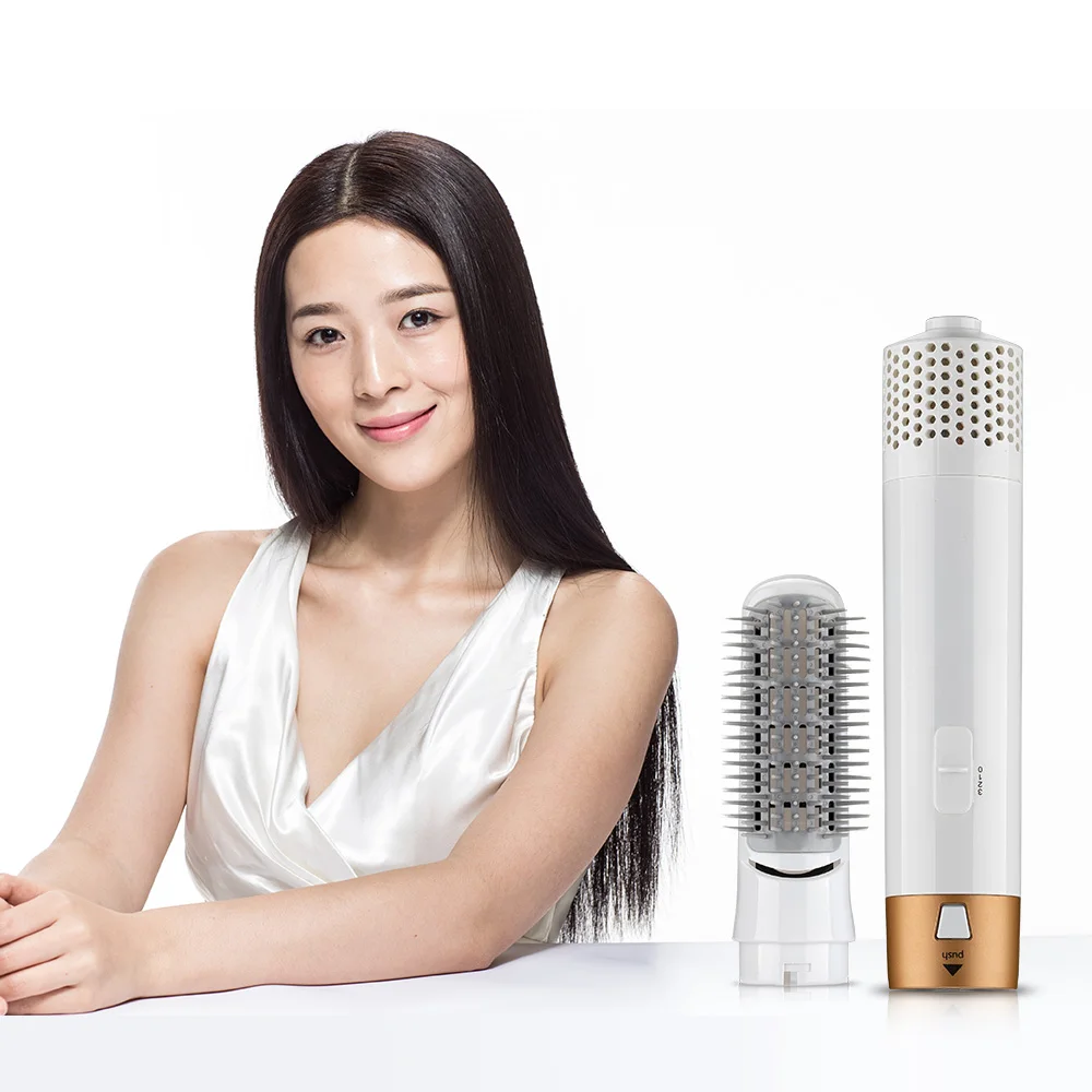 Hair Dryer Hot Air Brush Styler and Volumizer Hair Straightener Curler Comb Negative Ion One Step Hair Dryer Brush 2