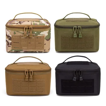 Borsa Portatile per Cartucce da Fucile, Porta Munizioni per Pistola, Scatola per Stoccaggio Proiettili per Caccia e Tiro all'Aperto, Borsa EDC