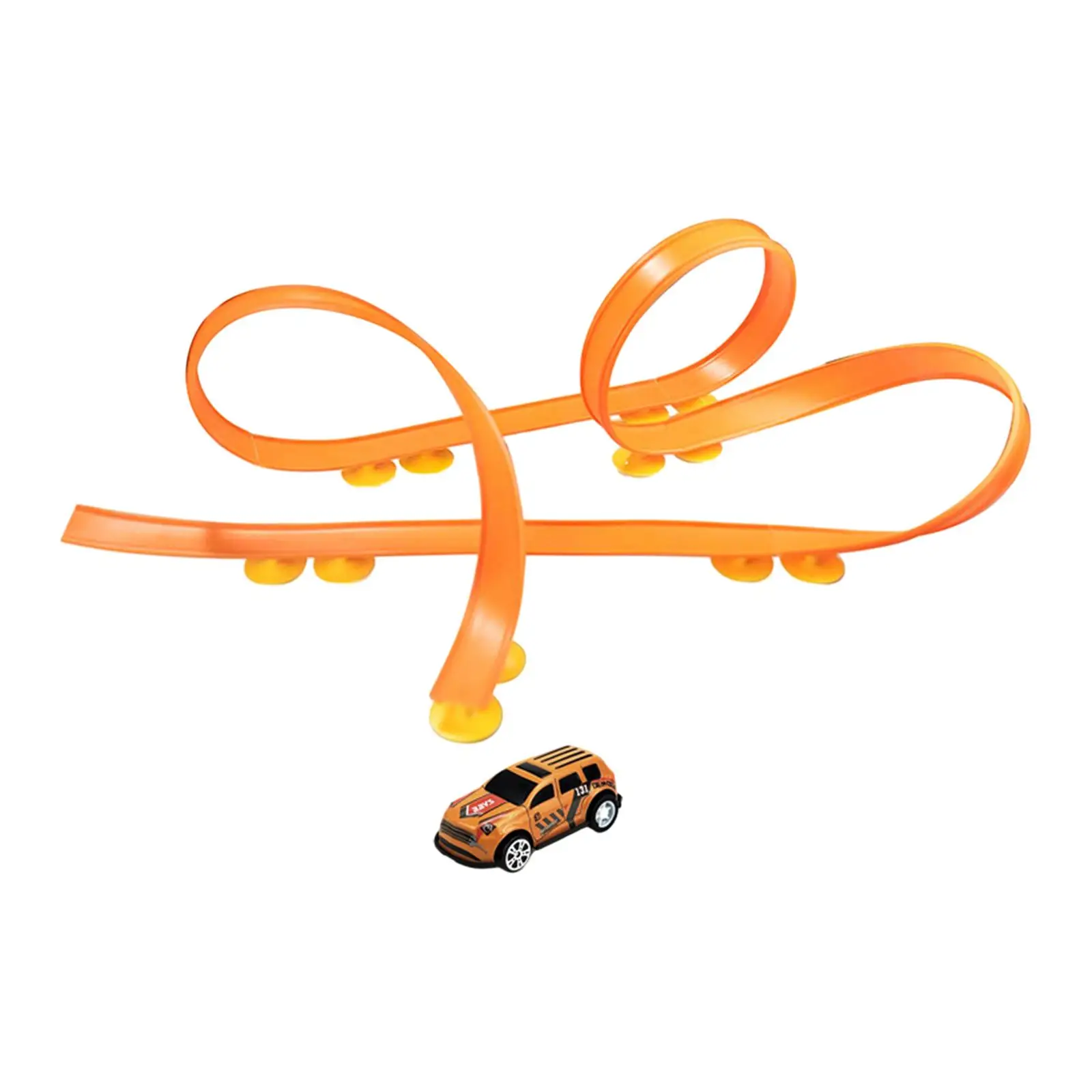 Car Track Set Stunt Speed Girls Toddlers Creativity Age 3~6 Track Playset Toy Slot Car Race Set Pull-back 36Pcs