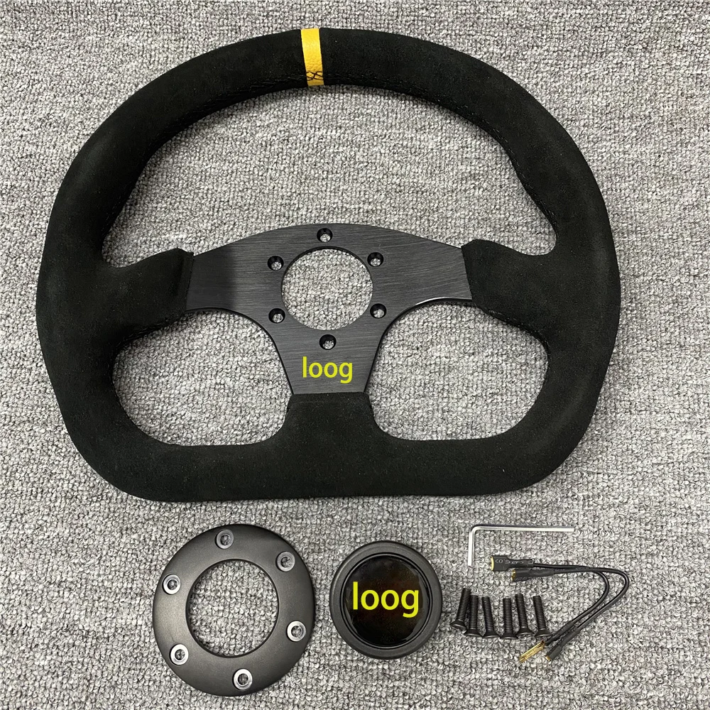 パーツ OMP SUPERQUADRO (SUEDE) OMP Superquadro Steering Wheel