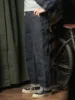 Rugged Bronson S801XX Slub Raw Selvage Denim Jeans 1943 Vintage Waist Overalls Rigid 4