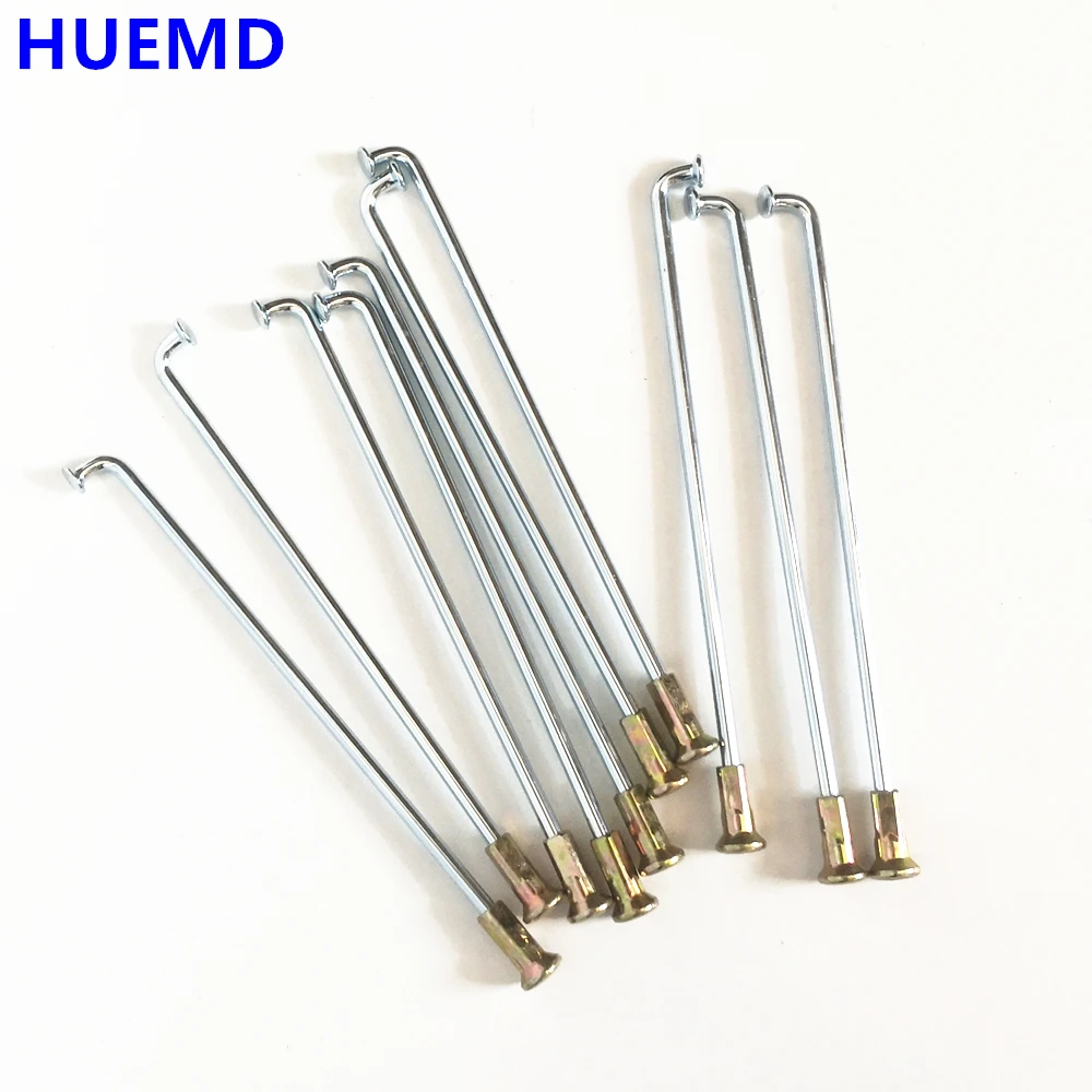 36pcs/lot 8G bicycle spokes 9K motorcycle spokes 3.5mm 4mm*124-235mm E-bicycle JH70 GN250 125