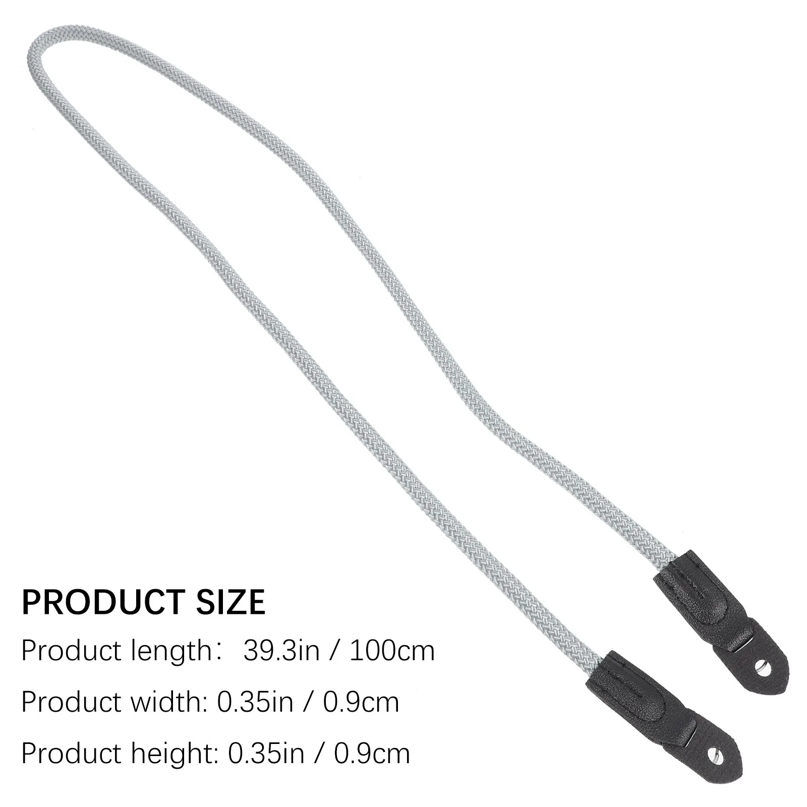 프리미엄 나일론 카메라 슬링 스트랩 100cm 미니멀리스트 고광택 내마모성 미끄럼 방지 DSLR 미러리스 카메라용