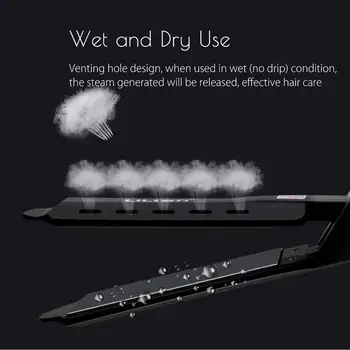 Alternative view of Curling And Straightening Dual Use Hair Straightening Splint Constant Temperature 4 Gears Portable Air Bangs Curling Straightene