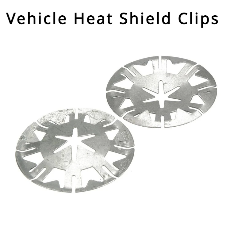 

10Pcs Heat Shield Clips Cover Replacement Underbody Heat Insulation Sprinf Clamping Washers Vehicles Car Repair Parts N90796501