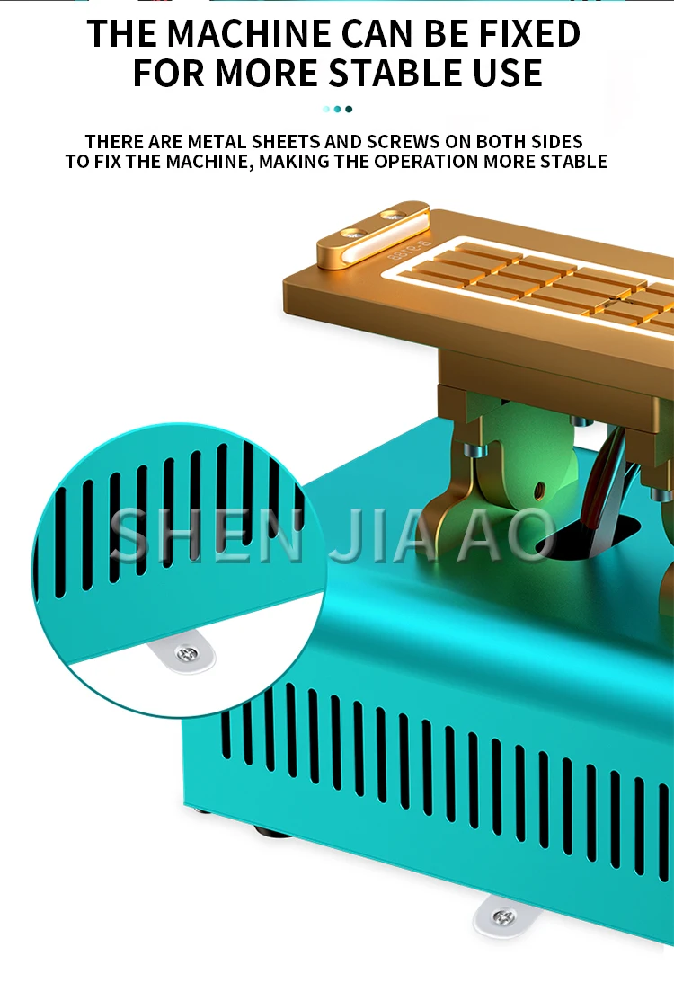 BST-918B Rotating LCD Glass Touch Screen Separator Machine Left