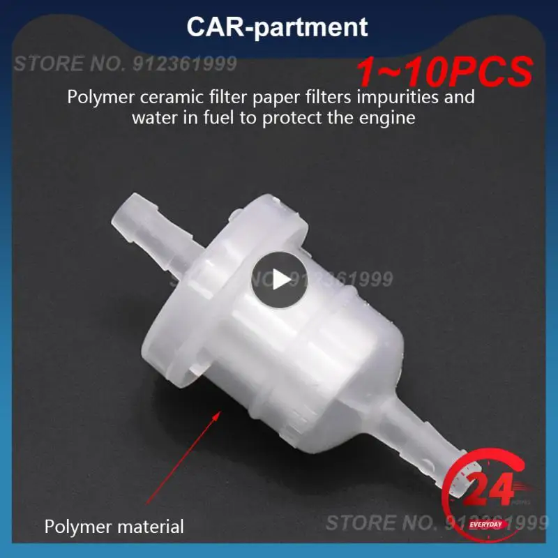 

1~10PCS Universal Motorcycle Gasoline Gas Fuel Gasoline Oil Filter For Scooter Motorcycle Moped Scooter Dirt Bike ATV Fuel