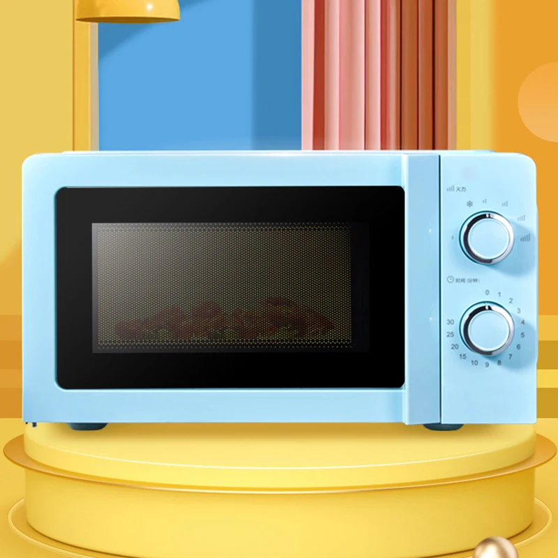 Microwave Oven 17L Capacity Knob Control Turntable Heating Household Multifunctional Microwave Oven