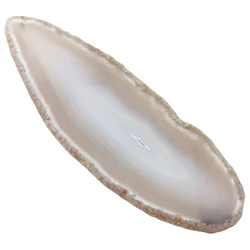 Polished Agate Geode Slices - Irregular Crystal Stone Slabs (Natural Agate)