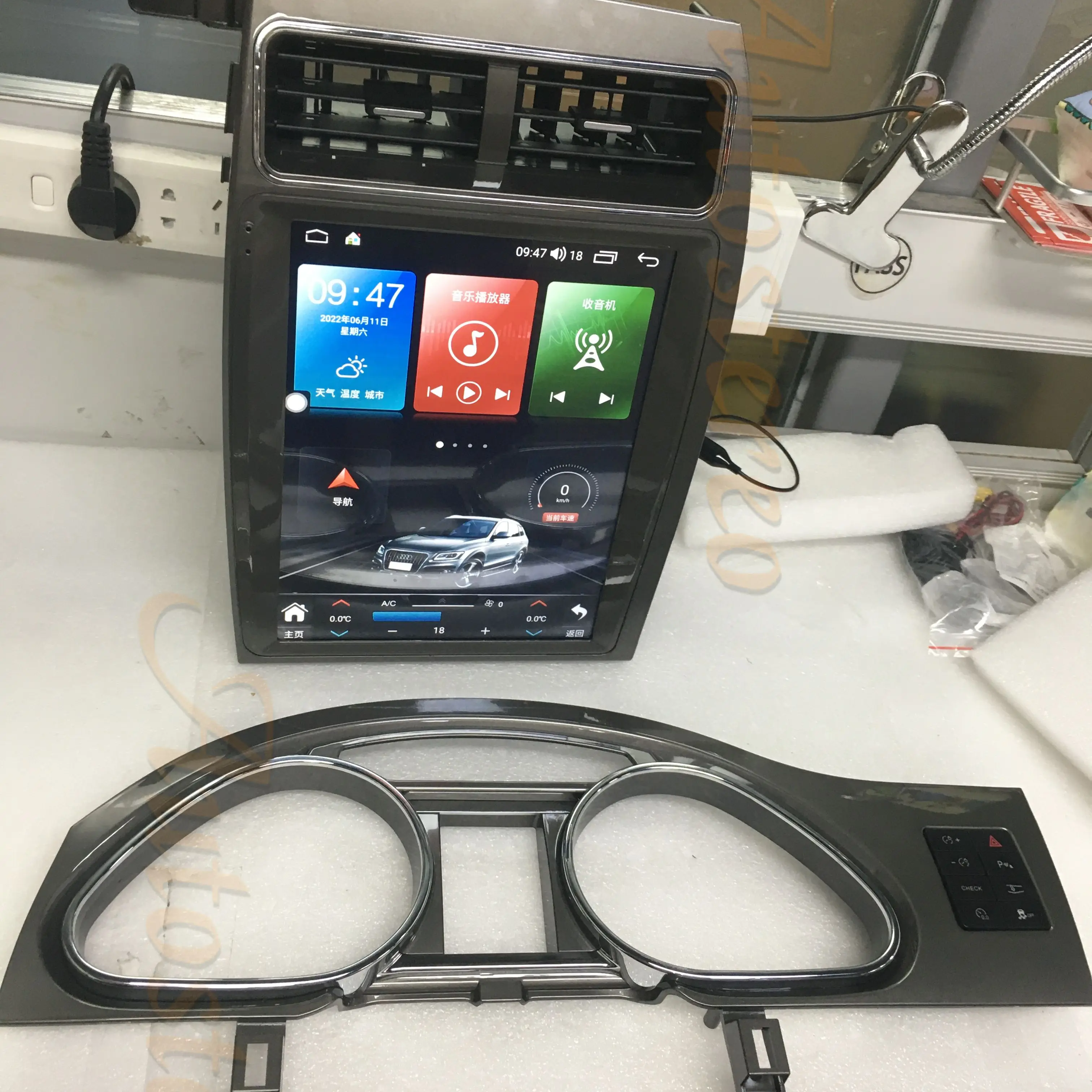 Android11 6 + 128g para audi q7 2005 2016 leitor de dvd do carro de navegação gps auto estéreo