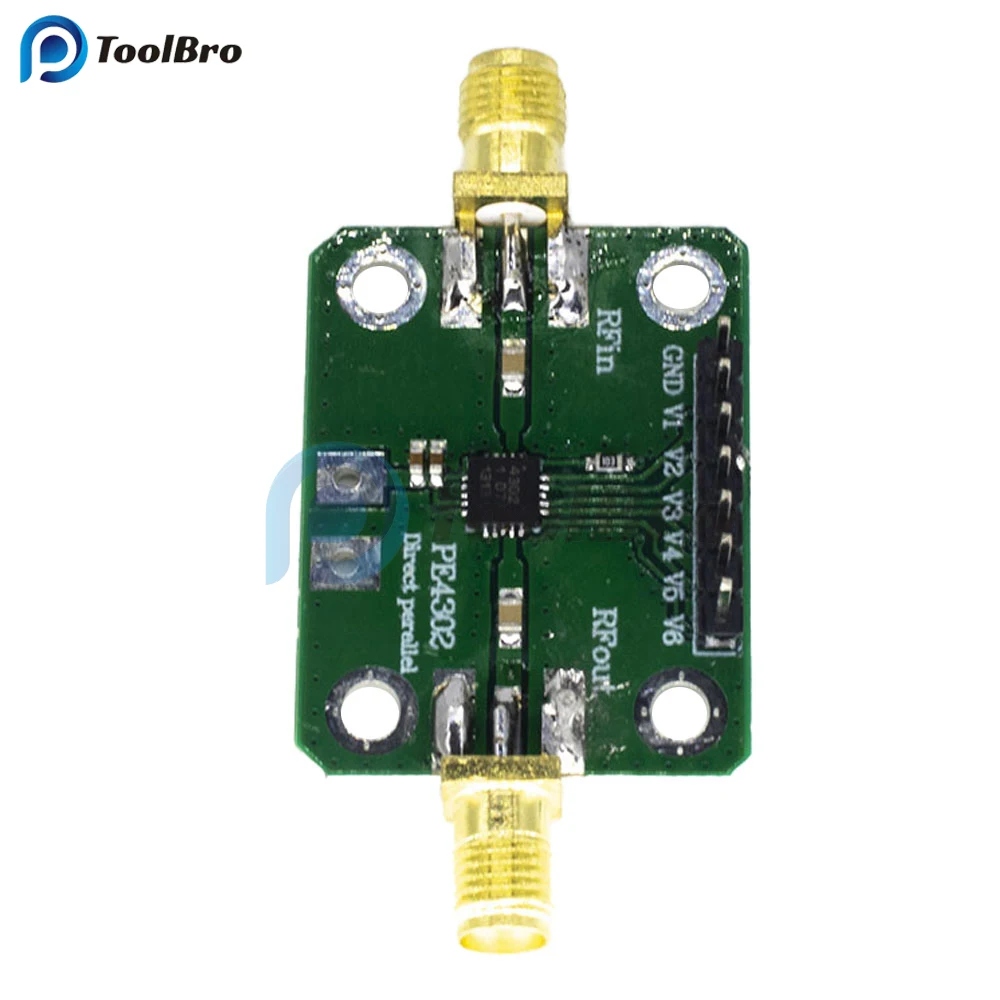 DC 5V PE4302 Numerical Control RF Attenuator Module Parallel Serial Immediate Mode CNC Attenuator Modules 1MHz-4GHz