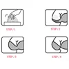 4Pcs/Set Baby Feeding Breastfeeding Pads Reusable Washable Breathable Absorbent Nursing Pads Anti-overflow Absorbent 2