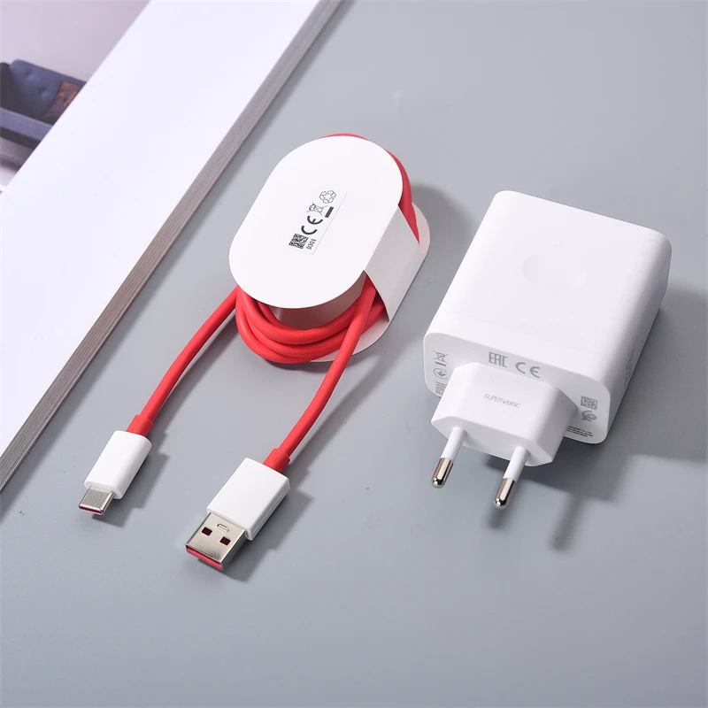 Adapter Oneplus Nord Quick Charge 80W SuperWarp Charger For