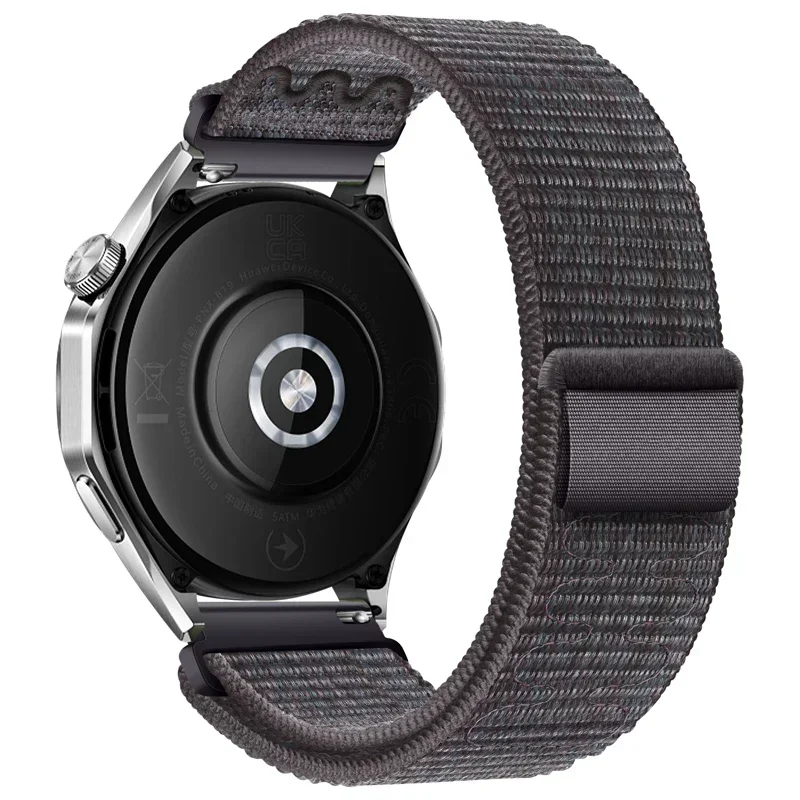 Enhanced Nylon Smart Watch Strap, Adjustable 20-22mm Band, Compatible with Various Smartwatch Models