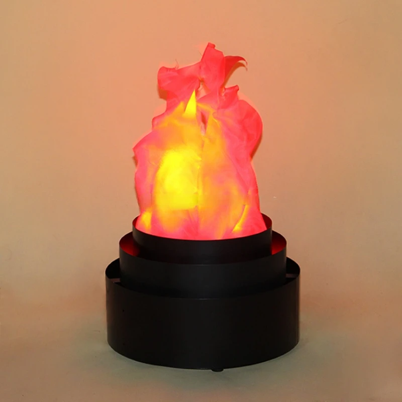 

shop or home table decorative led fake fire silk flame light