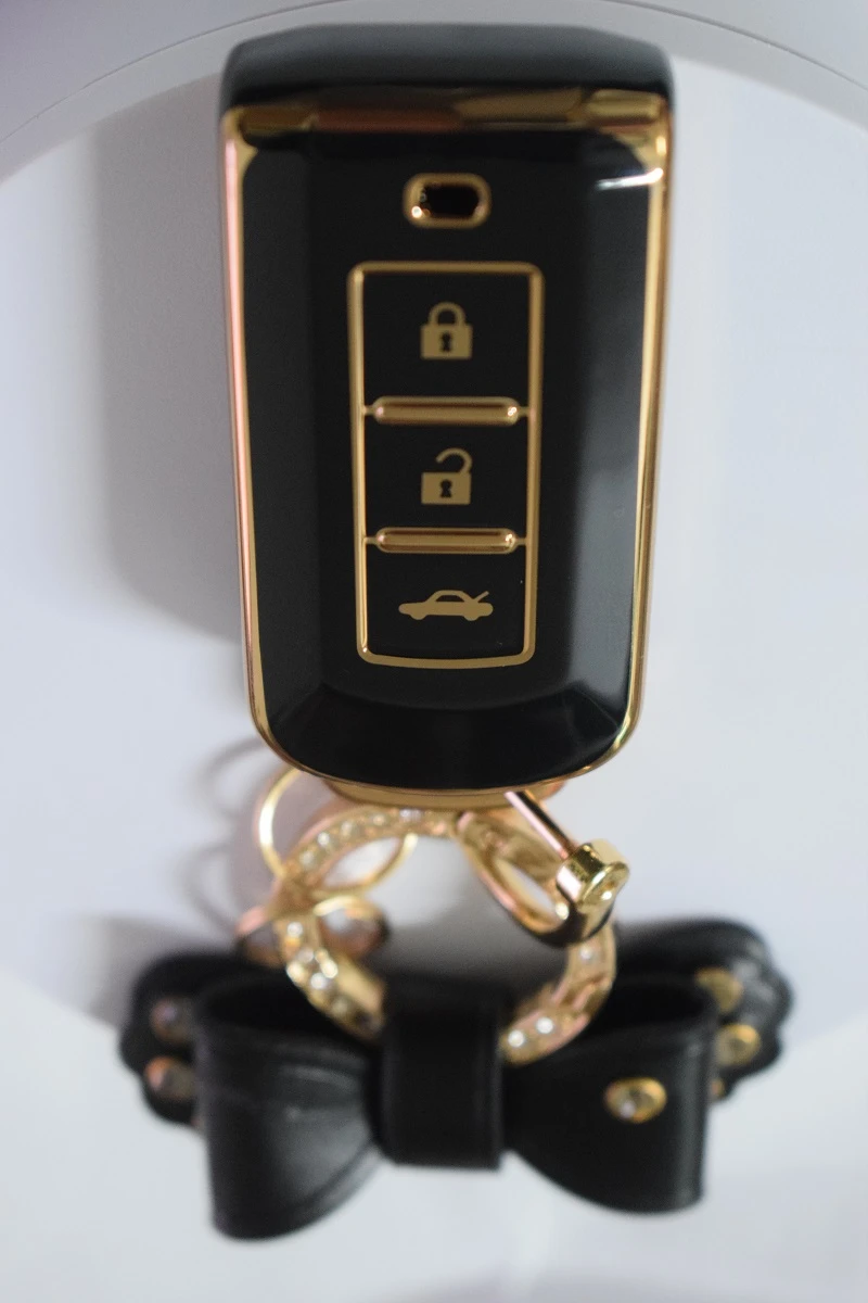 Bow Keyring Tpu Car Key Case Cover For Mitsubishi Outlander 201517 Xpander Triton Asx Lancer