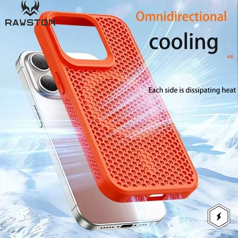 Magnetic Heat Dissipation Honeycomb Cooling Shockproof Case