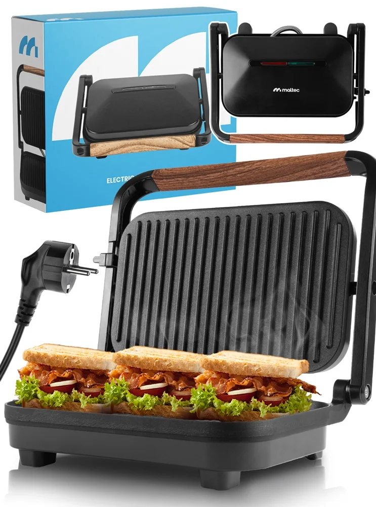 Grill Elektryczny Opiekacz Do Kanapek Panini Toster z Polski za $16.43 / ~64zł