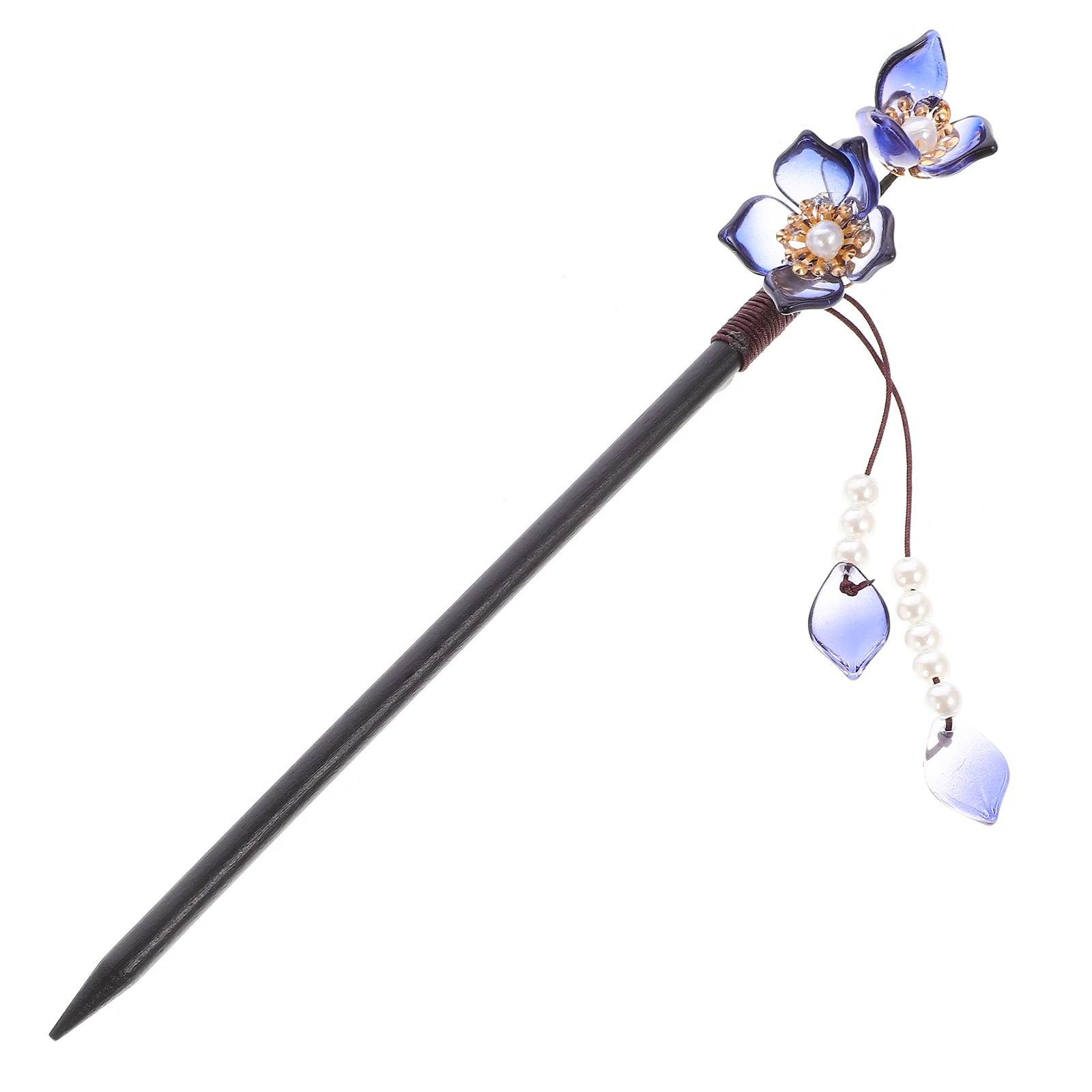 

Цветок, палочка для волос, жемчужина, искусственный головной убор, костюм Hanfu, украшение для волос