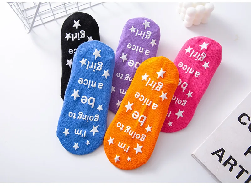 Spring and Summer Women Anti Slip Yoga Socks Indoor Sport Cotton Pilates Sock Ventilation Ballet Professiona Dance Training Sock 23 undefined