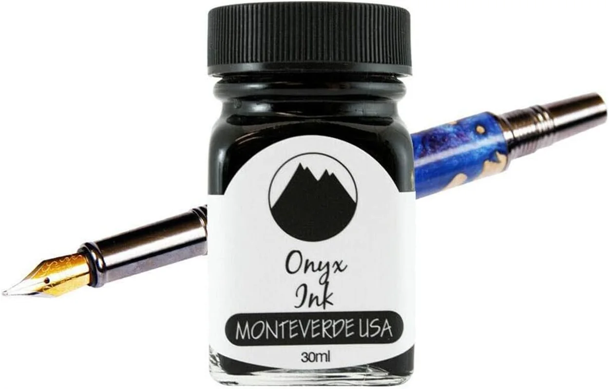 몬테베르데 USA 젬스톤 잉크 컬렉션 만년필 잉크병, 30ml - 부드럽고 우아한 필기를 위한 ITF 강화 잉크(1팩)