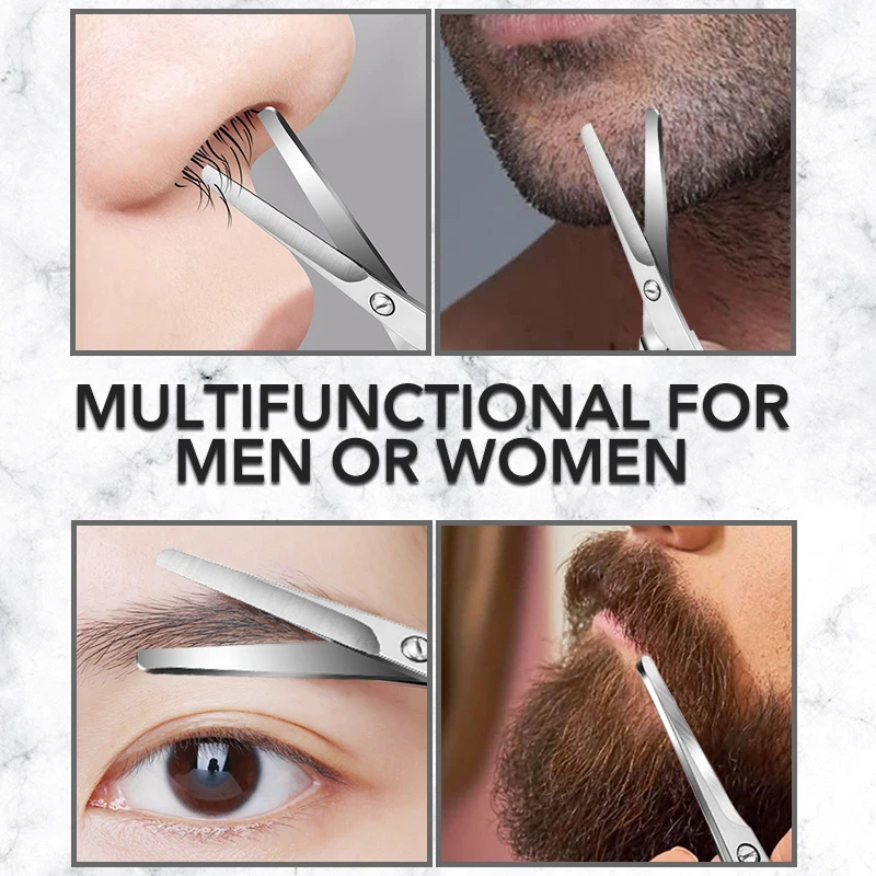 1Pc Nose Scissors Beauty Products Makeup Tool Hair Remover Nail Cuticle Round Tip Scissors Safe Health Nose Hair Scissors 2