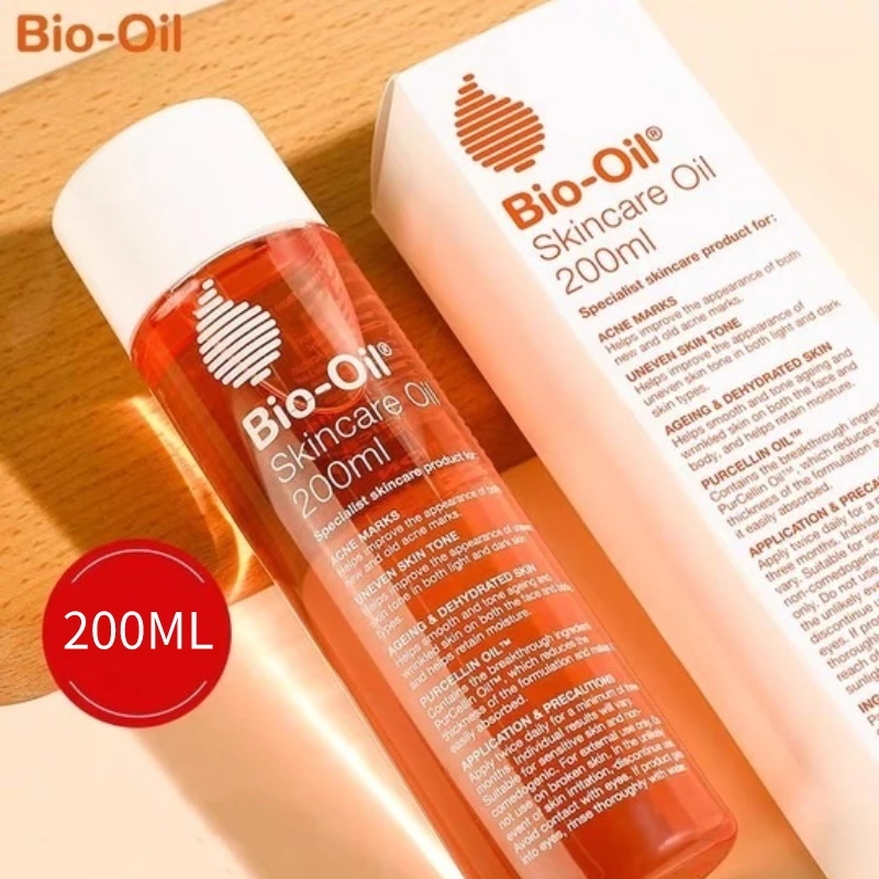 Bio Oil Fade Stretch Marks Pregnant Women Specialized Skincare Oil Prenatal Prevention Postpartum Elimination Repair Skin 200ML