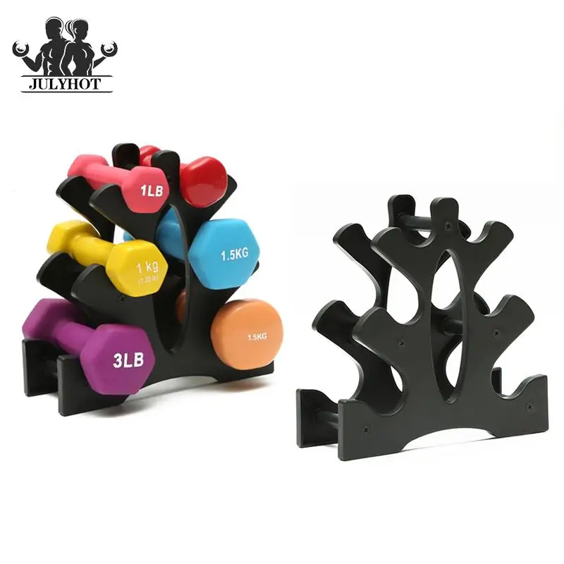 3tier Dumbbell Storage Rack Gym Home Exercise Equipment Support Stands