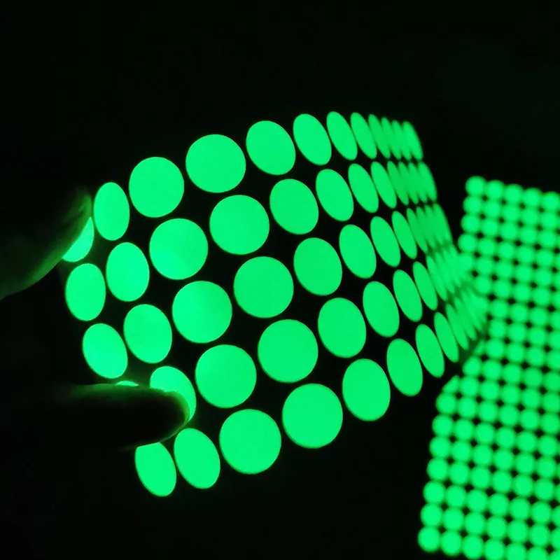 Luminous polka Dot Sun combination fluorescent stickers Home luminous switch sticker wall stickers room decorarion