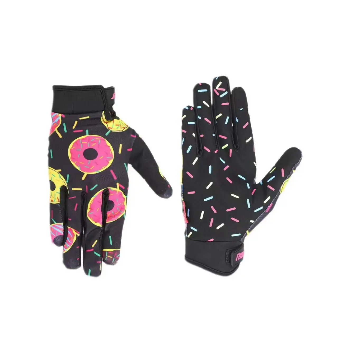 fistplast Four-color Super Donut Wheel Glitz Riding dirt bike long finger touch screen gloves 4