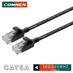 COMNEN Ethernet Cable Rj45 0.15m-10m Lan Slim Cat6a Rj45 Patch Cord Network High speed ethernet cable utp for PC Xbox Computer