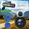 10-30x50 Zoom Telescope Astronomical Monocular Camping Equipment HD Spotting Scope with Phone Adapter Tripod for viewing 3