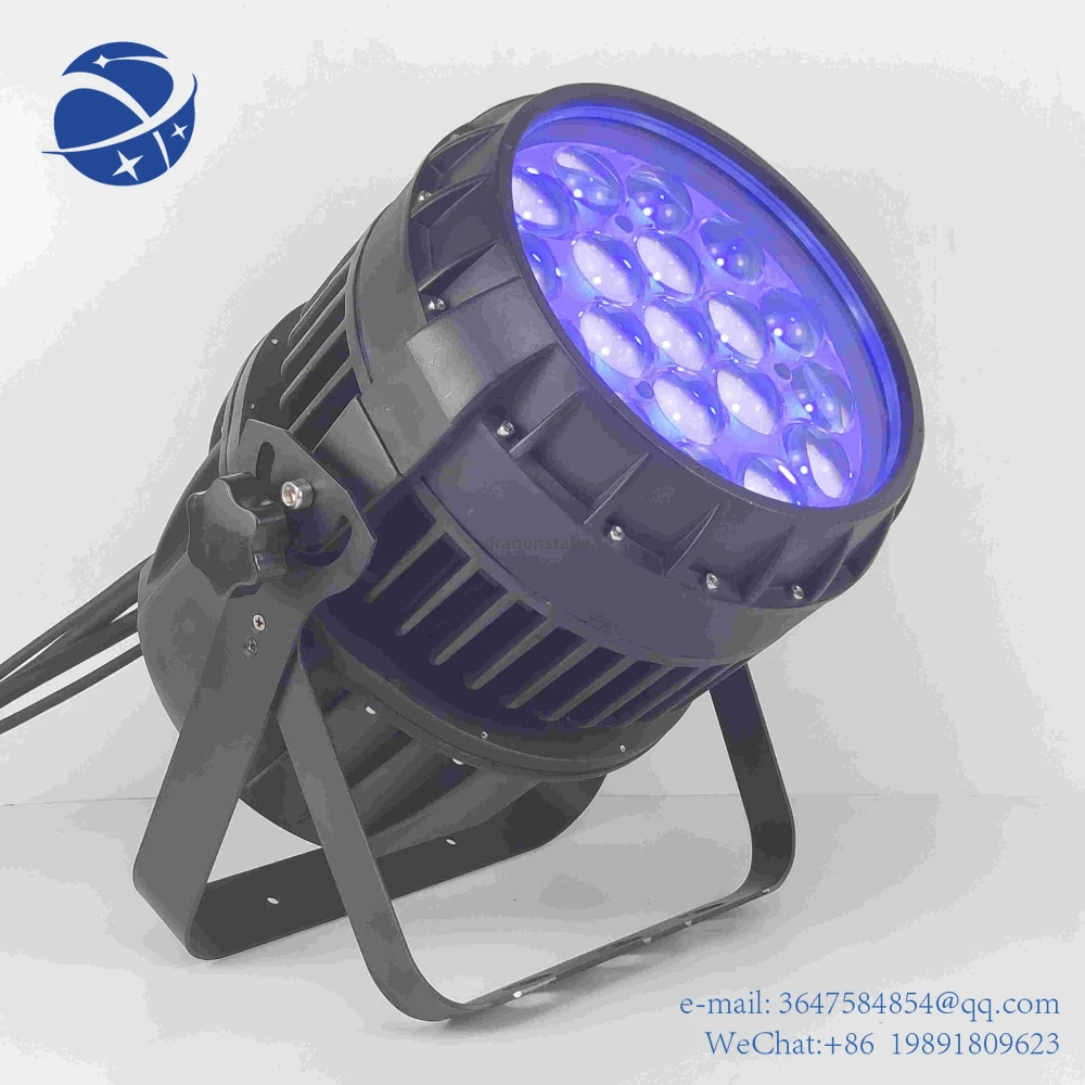

Yun YiYunYiDragonstage 19x12w Waterproof RGBW 4in1 Wash Night Club Full Color Glass Gobos Outdoor Slide Projectors Par Lightelec