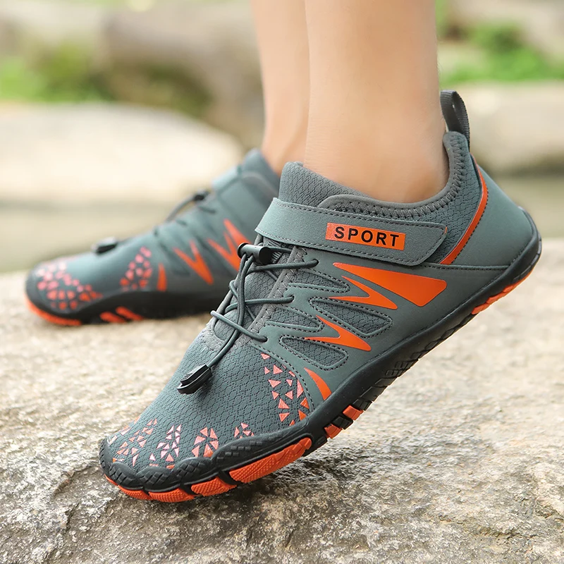 Men Women Aqua Barefoot Five Fingers Water Swimming Shoes Hiking Wading Beach