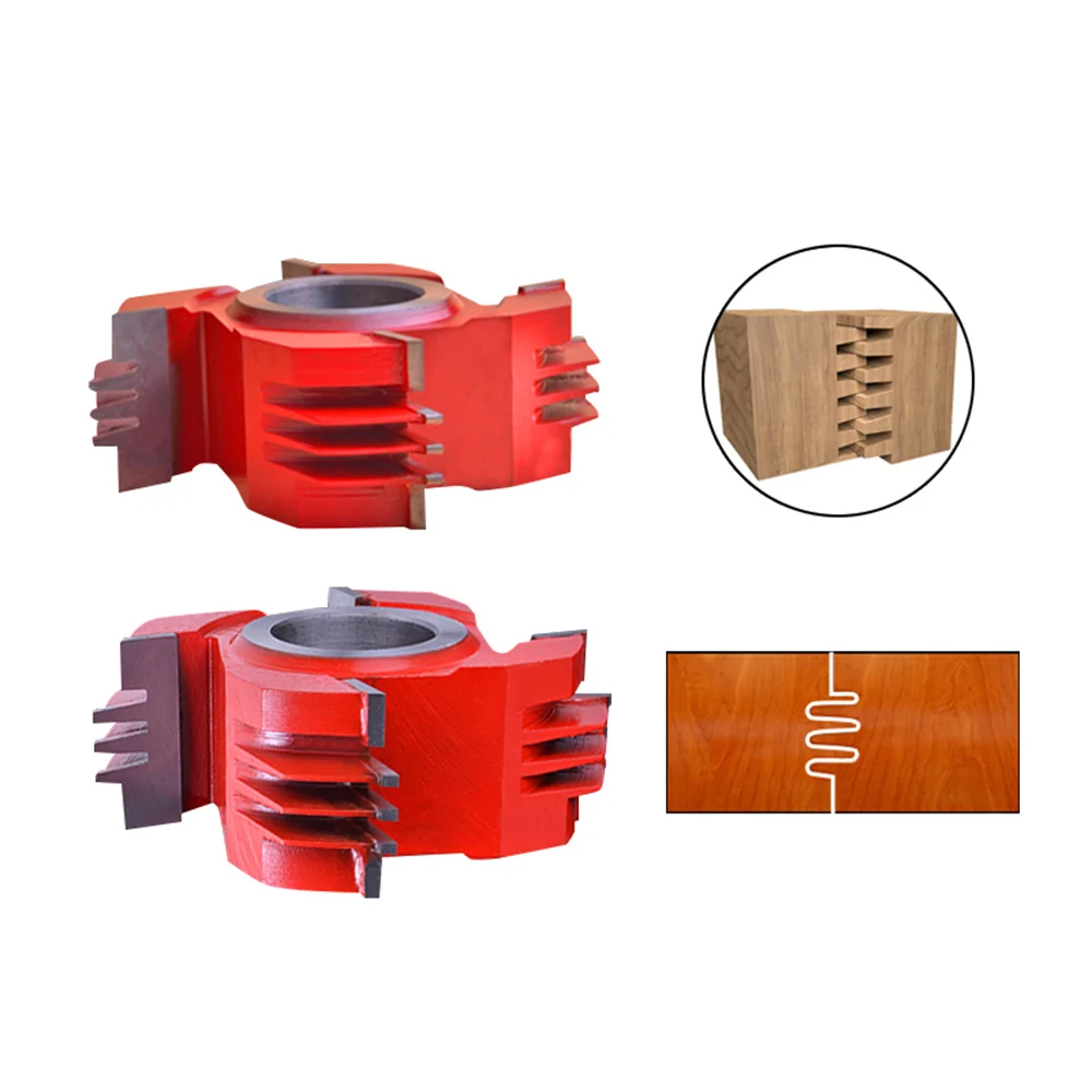 Pc 4 Flutes Finger Joint Shaper Cutter For Woodworking Spindle Moulder