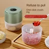 Mini Electric Garlic Chopper 100ML USB Charging Garlic Grinder Vegetable Chili Masher Wireless Blenders Kitchen Accessories 3
